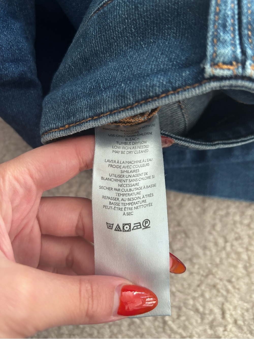 Anthropologie PILCRO High-Waist Wide-Leg Women’s Jeans — Dark Blue - Picture 5 of 6